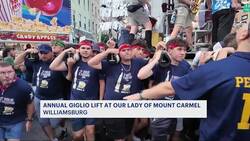 Giglio lift draws thousands to Williamsburg in centuries-old tradition News Clip