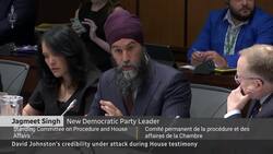 Special Rapporteur David Johnston on the defensive at tense Commons committee News Clip