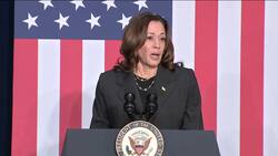 VP Harris comments on Trump assassination attempt publicly for first time News Clip