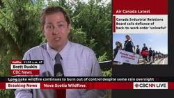 Nova Scotia's Long Lake wildfire continues to grow despite rain News Clip