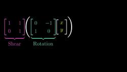 Matrix multiplication as composition | Essence of linear algebra, chapter 4 Instructional Video