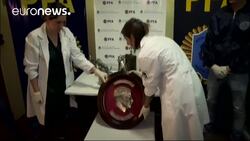 Ouija board and head-measuring kit among Nazi relics hidden behind sliding bookcase News Clip