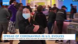 CDC Confirms Possible Community Spread Of Coronavirus In U.S. News Clip