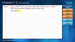 Probability - Ball Experiment - Problem Solving Instructional Video