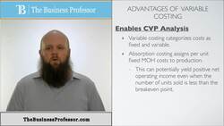 Advantages of Variable Costing - Accounting Instructional Video