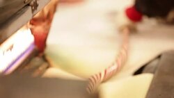 Making Candy Canes Stock Footage