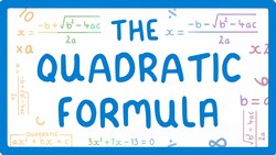 GCSE Maths - Solving Quadratics Using the Quadratic Formula #51 Instructional Video