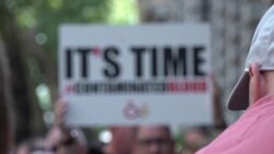 Protesters call on PM to pay full compensation to victims of Infected Blood scandal News Clip