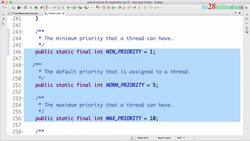 Java Programming for Complete Beginners - Java 16 - Step 05 - Placing Priority Requests for Threads Instructional Video