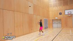 Volleyball - Wall digging & setting Instructional Video