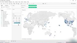 Ultimate Tableau Desktop Course - Beginner to Advanced Bundle - Geospatial Charts Part 1 Instructional Video