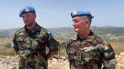 Father and son in the Irish defence forces speak about their UN deployment in Lebanon News Clip