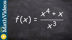 Determine the vertical and oblique asymptotes Instructional Video