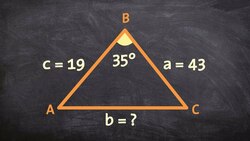 How to find all of the missing parts of a triangle by first using the law of cosines Instructional Video