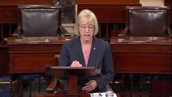 Senator Murray asks if survivors respected as Kavanaugh accuser to be heard Stock Footage