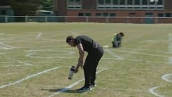 Rugby legend Jason Robinson creates pitch art to celebrate iconic World Cup moments Instructional Video