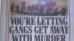 CLEAN : "Shameful": deadly Channel migrant tragedy makes UK front pages News Clip