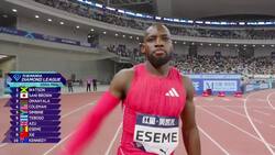 South Africa's Akani Simbine fastest in the 100m in China News Clip