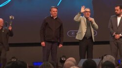 CLEAN : Brazil's Bolsonaro attends birthday of Evangelist pastor News Clip