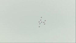 The Red Arrows perform at the event to commemorate the 75th anniversary of the D-Day landings News Clip