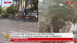 At least 1 killed, several wounded in gunfire near Beirut protest News Clip