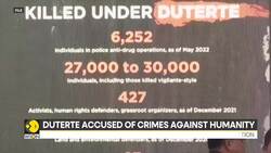 Philippines: Ex-president Rodrigo Duterte arrested on ICC charges for crimes against humanity News Clip
