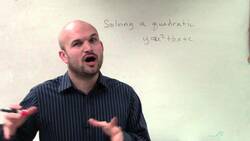 Tutorial - Promo Solving a quadratic when a is not 1 Instructional Video