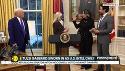 Tulsi Gabbard sworn in as US intelligence chief today News Clip