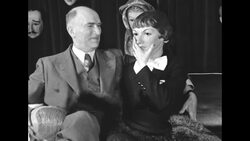 Dean Powell's masks of celebrities at Industrial Arts Exposition News Clip