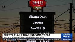 Hundreds of gas stations to offer gas 40 cents off per gallon Thanksgiving week News Clip
