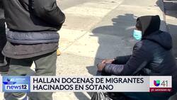 Hallan docenas de migrantes hacinados en sotano News Clip