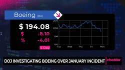 DOJ Investigating Boeing Over January Incident News Clip