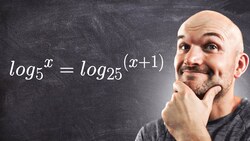 Tricky Logarithm Equation With Different Bases Instructional Video