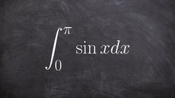 How to use the FTC to evaluate the integral of a sine Instructional Video