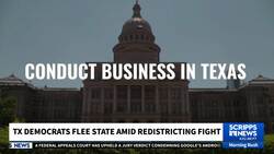 Texas Democrats flee state amid redistricting fight News Clip