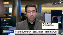 Nissan Jumps on Report Japan Group Seeks Tesla Investment News Clip
