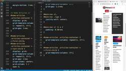 Modern HTML and CSS from the Beginning (Including Sass) - Responsive Media Queries - NewsGrid Website Instructional Video