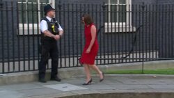 Baroness Evans Arrives for First Cabinet Meeting in Boris Johnson's Government News Clip