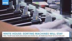 Mail Sorting Machines Will Not Be Reduced Before Election Day News Clip