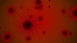 Virus cells Stock Footage