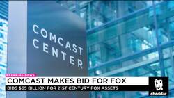 Comcast Tops Disney's Fox Bid by 25% News Clip