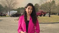 Fire officials: 1,200 acres of land burning in Barnegat Township News Clip