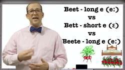 Improve German Pronunciation with Minimal Pairs Instructional Video