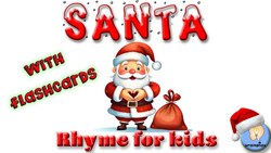 S-A-N-T-A | Christmas Rhyme With flashcards! 🎄🎅✨ Instructional Video