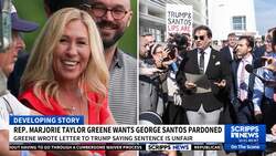 Marjorie Taylor Greene urges Trump to commute George Santos' sentence News Clip