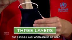 3-layer masks now recommended for COVID-19 News Clip