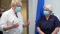 Prime Minister visits Finchley Memorial Hospital in north London News Clip