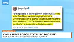 Can Trump Force States To Reopen? Experts Say No News Clip