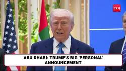 Trump’s ‘BABY TALK’ Goes Viral Amid Roundtable Business Meeting In UAE | FULL VIDEO News Clip