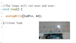 PWM Example: Arduino Course 4.8 Instructional Video